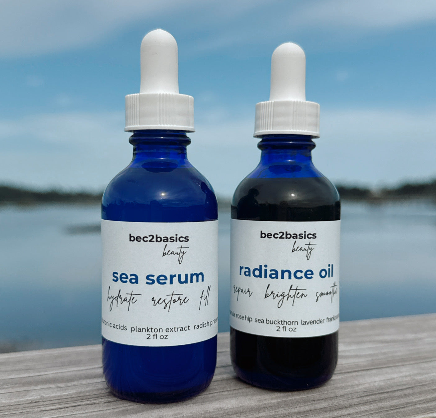 Dual Hydration: Sea Serum + Radiance Oil