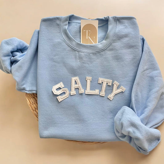 Salty Crew, soft blue crewneck sweatshirt
